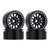 4pcs 12-Spokes Black Beadlock Wheel Rims front
