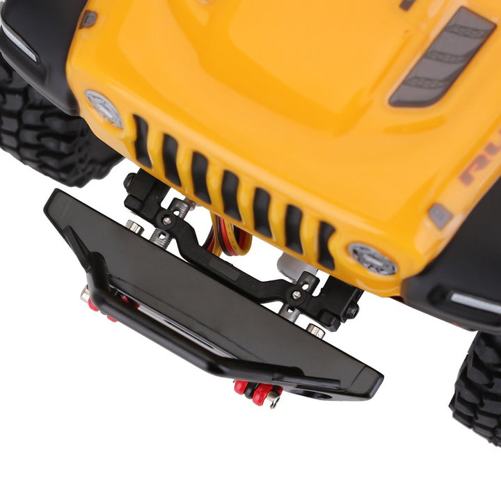 SCX24 yellow jeep with Metal Front top