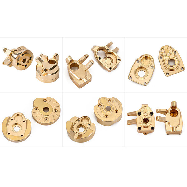 6 pairs different Brass Portal Steering Knuckles