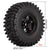 INJORA 4PCS 1.9" 120*42mm Wheel Rims Tires Set for 1/10 RC Crawler