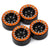 4PCS 1.0" 12-spoke Golden and black Wheel Rims Top
