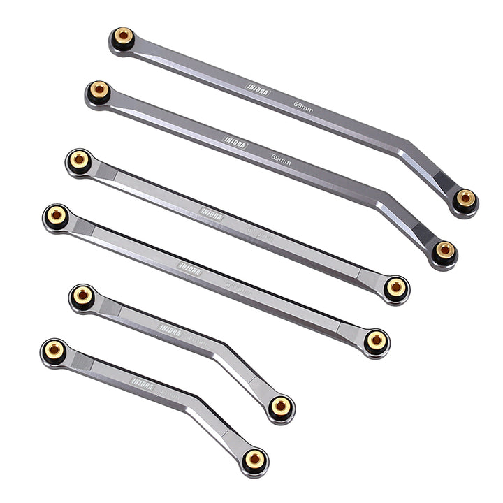 6pcs Grey High Clearance Chassis Links Set