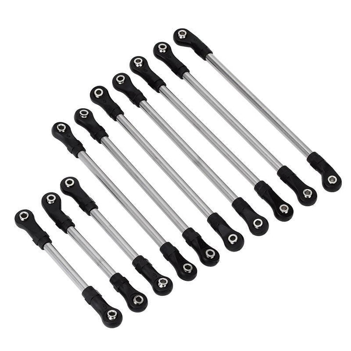 Stainless Steel Links Plastic Rod End Unassembled Kit for Traxxas TRX-4 TRX-6