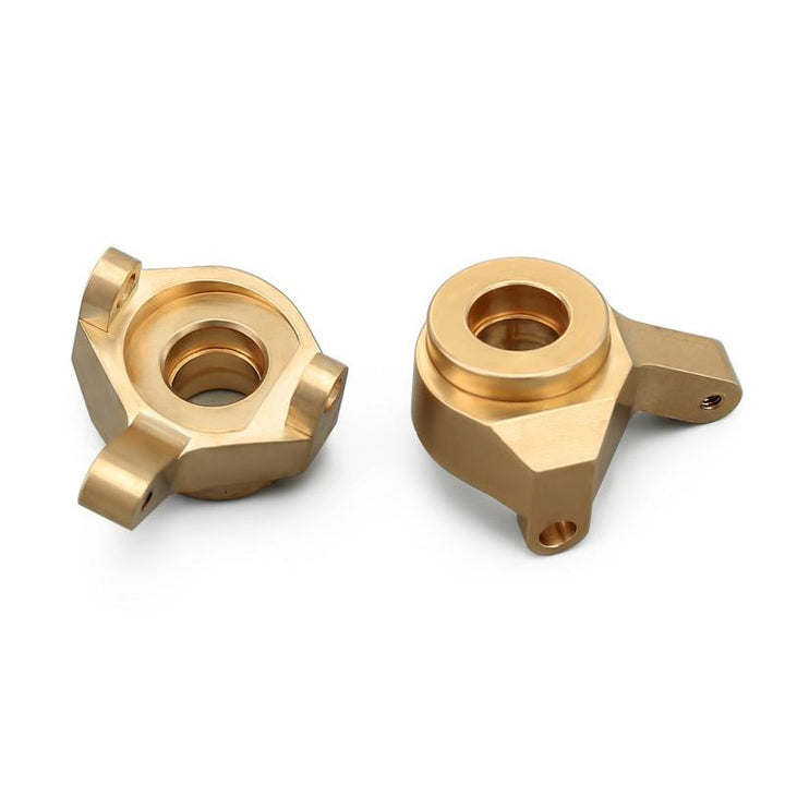 2PCS Brass Front Steering Knuckles, RC Counter Weights for Axial SCX24