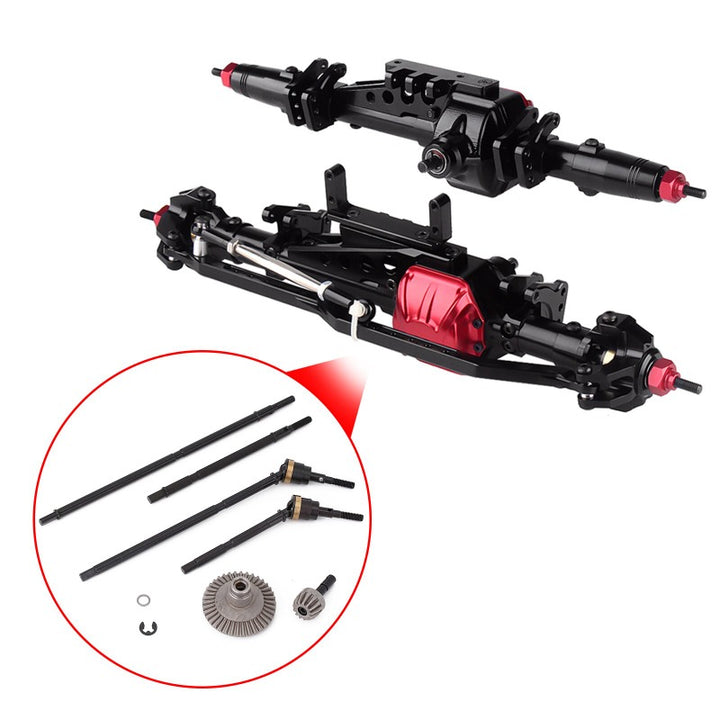 INJORA Wraith Axle and Metal CVD Dogbone Shaft Axle Gear