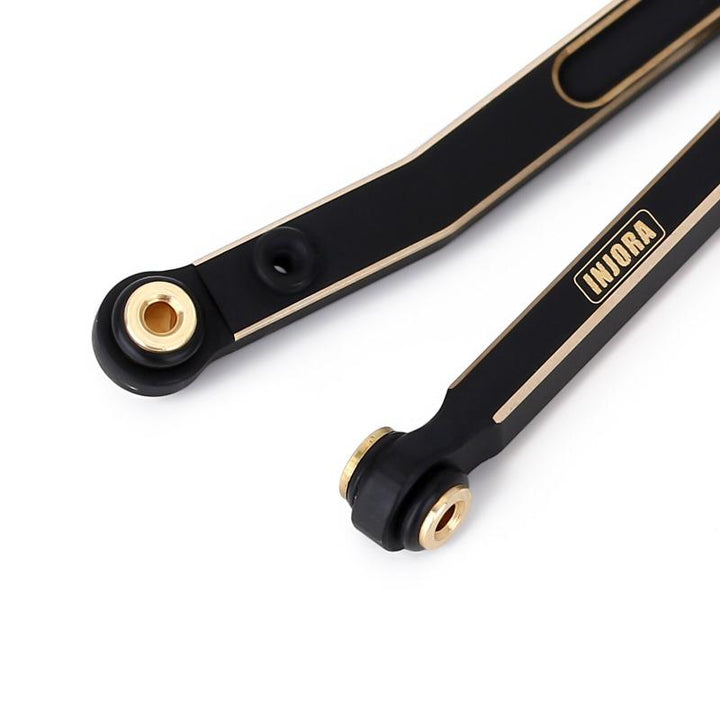2pcs INJORA Black Brass Steering Links ends