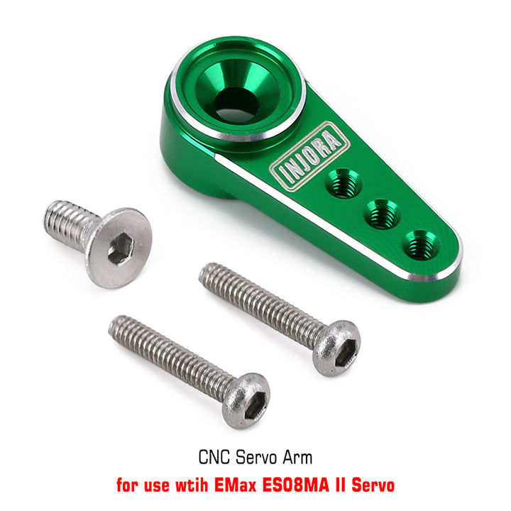 INJORA Green servo arm with screws
