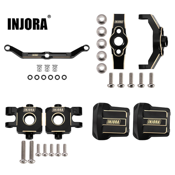 INJORA Black Brass Upgrade Parts for 1/18 TRX4M