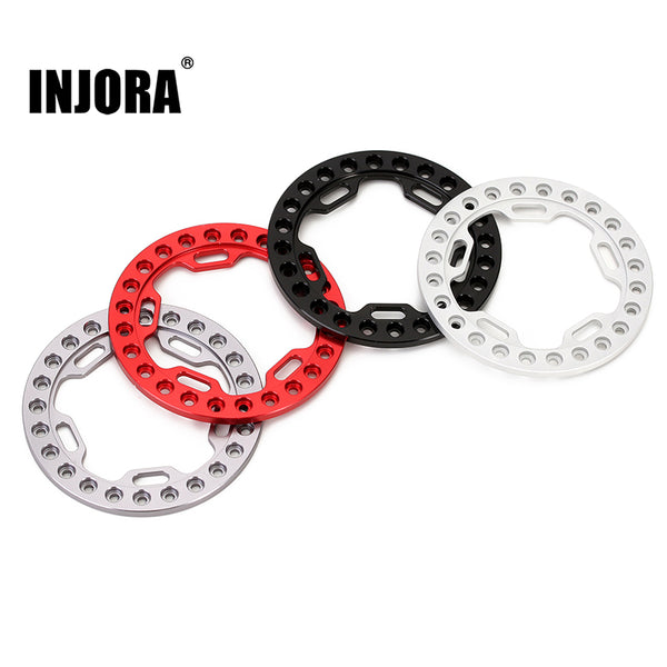[Clearance Sale]INJORA 4PCS 52mm Aluminum Alloy Wheel Outer Rings for 1.9" Wheels
