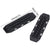 2PCS Mini Black Plastic Sand Ladder Recovery Boards with size markings