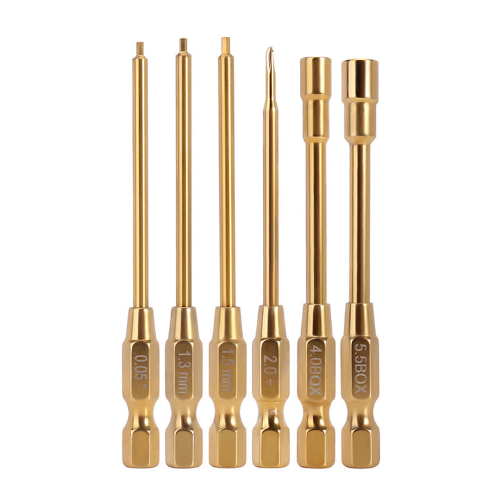 6pcs Quick Change Hex Screwdrivers Nut Driver tips