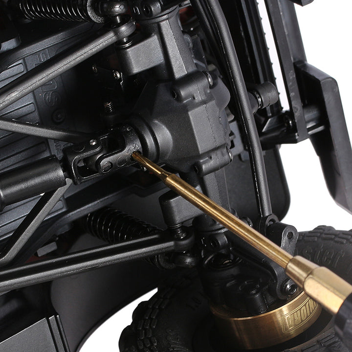 A hexagonal screwdriver is screwing under a fcx24