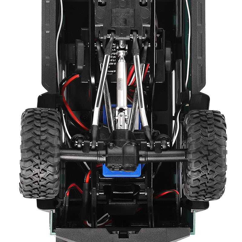 INJORA Anteriore Posteriore Completo di Assi Stock Lunghezza Assali Alluminio CNC per 1/18 RC Crawler