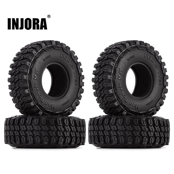 INJORA 1.0" 54*18mm S5 Mud Terrain Tires (T1002)