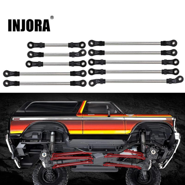 Stainless Steel Links Plastic Rod End Unassembled Kit for Traxxas TRX-4 TRX-6
