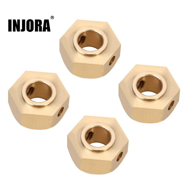 [Clearance Sale]INJORA 17mm Brass Wheel Hex Hubs for 1/6 SCX6