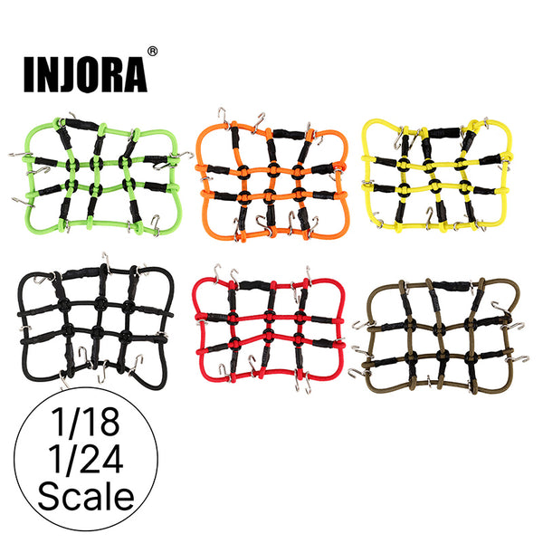 INJORA Mini Elastic Luggage Net Scale Accessories for 1/24 1/18 RC Crawlers