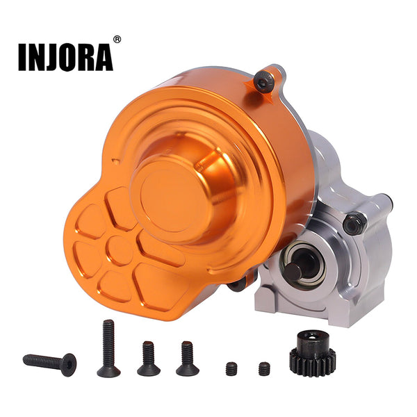 INJORA Complete Metal Gearbox Transmission Box with Gear for Axial SCX10