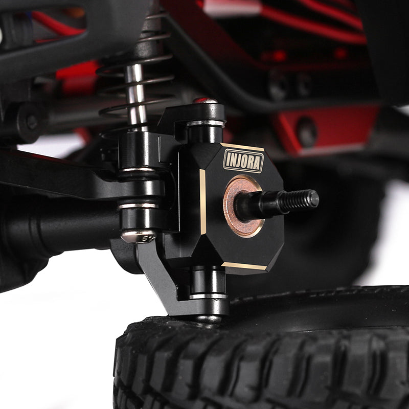 Moyeux Arrière En Aluminium Pour 1/24 Losi Micro-B / 1/28 Micro-T – 2 Pièces, Usinage CNC, Finition Noire/anodisée