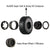 INJORA 4PCS 1.0" 64*24mm Brass Wheel Rims Tires Set for 1/18 1/24 RC Crawlers (W1005-T1011)