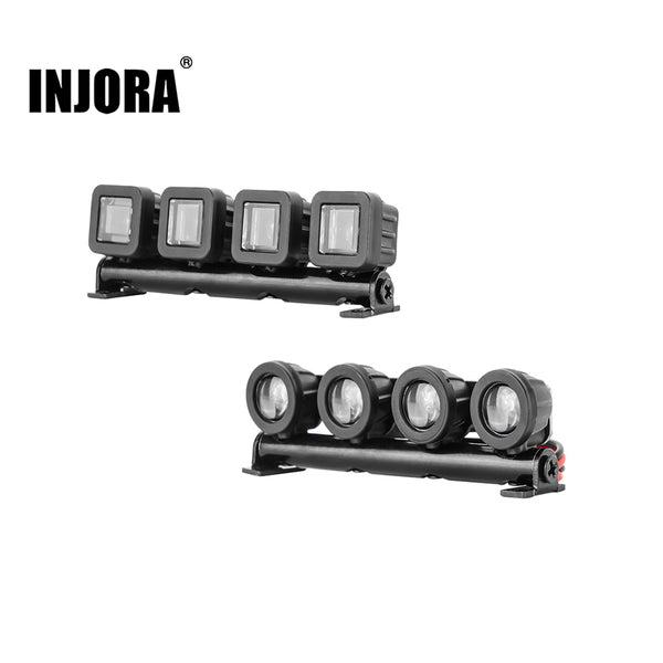 INJORA Roof Light LED Spotlights Headlights for 1/18 TRX4M Defender (4M-31)