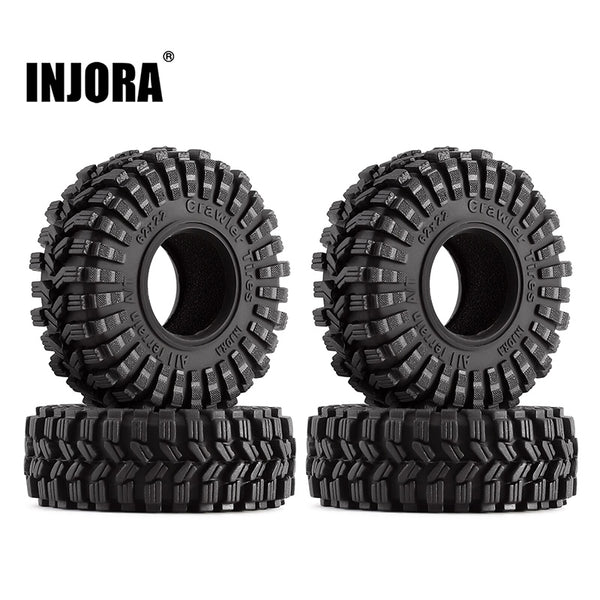 INJORA 1.0" 62*22mm King Trekker A/T Tires (T1014)