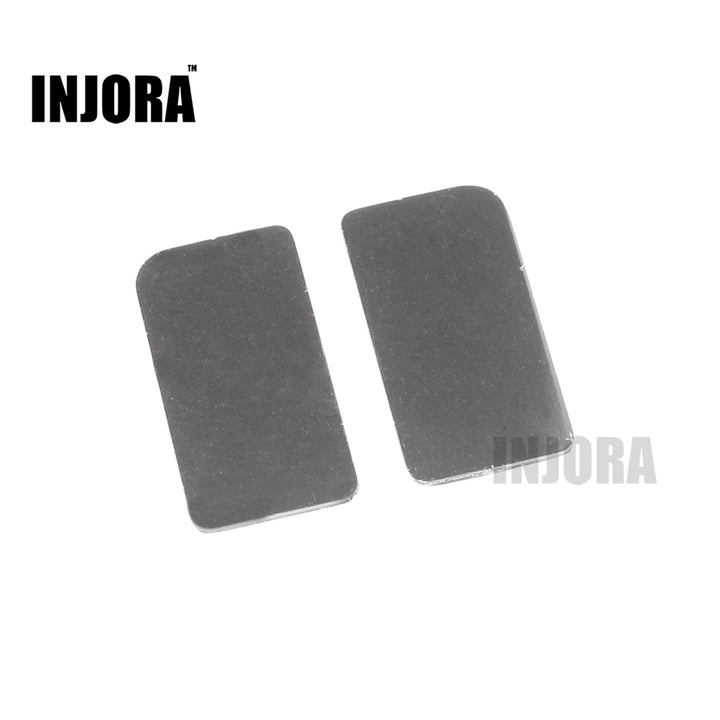 2PCS Metal Rearview Mirrors for 1/10 RC Crawler Car Traxxas TRX-4