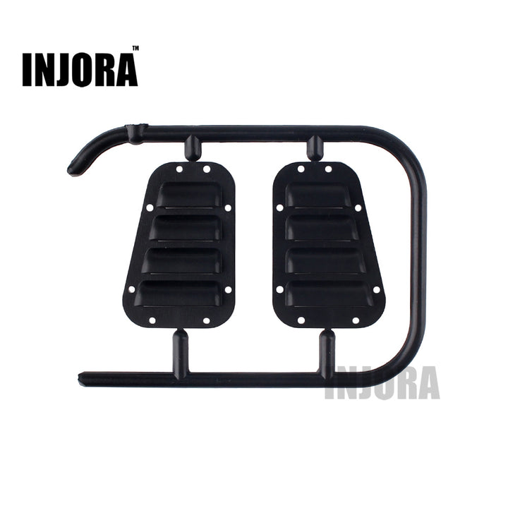 2PCS Black Plastic Intake Grille Cover for Traxxas TRX-4