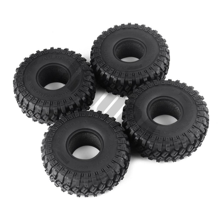 4PCS 1.9" 123*45mm Rubber Tyre Wheel Tires for 1/10 RC Rock Crawler