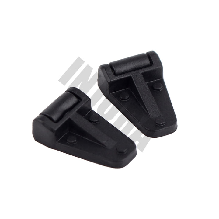 1Set Black Plastic Intake Grille Cover & Engine Cover Hinge for Traxxas TRX-4