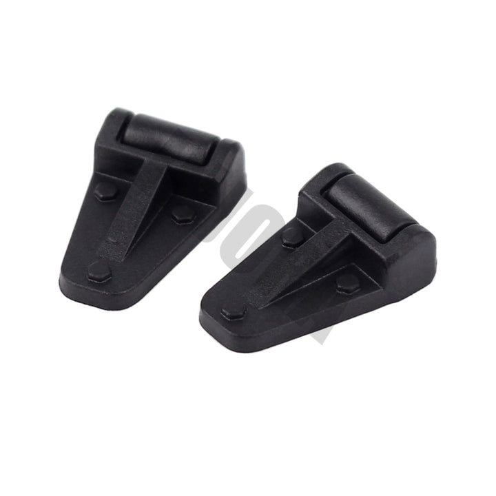 1Set Black Plastic Intake Grille Cover & Engine Cover Hinge for Traxxas TRX-4