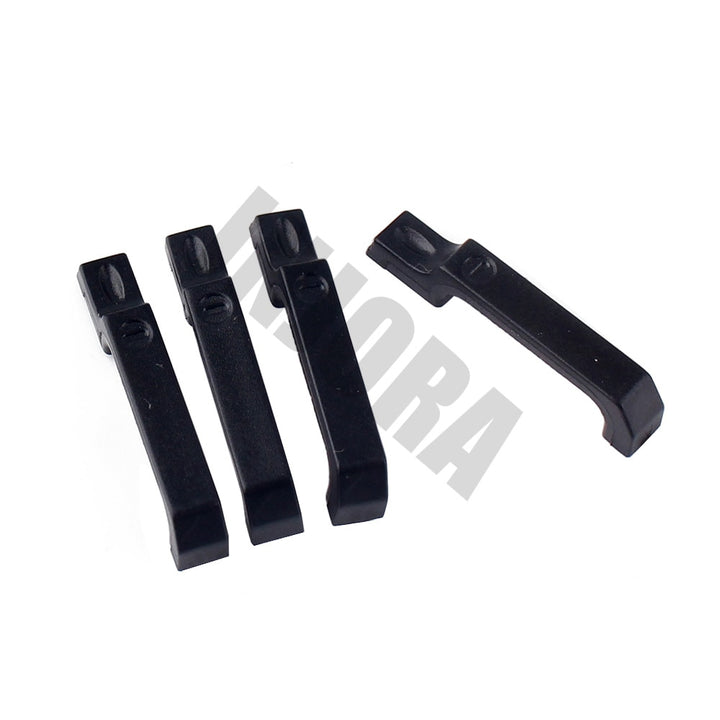 1Set Black Plastic Car Door Hinges & Door Handles for Traxxas TRX-4