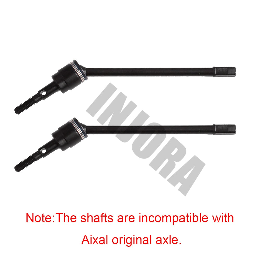 INJORA Steel CVD Dogbone Axle Shafts Gears for INJORA SCX10