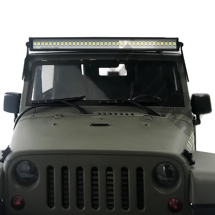 Light Bar installed on a green RC car front