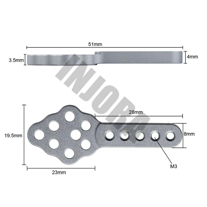 4pcs CNC Metal Shock Absorber Mount Adjust Height Angle Stand for 1/10 RC Crawler