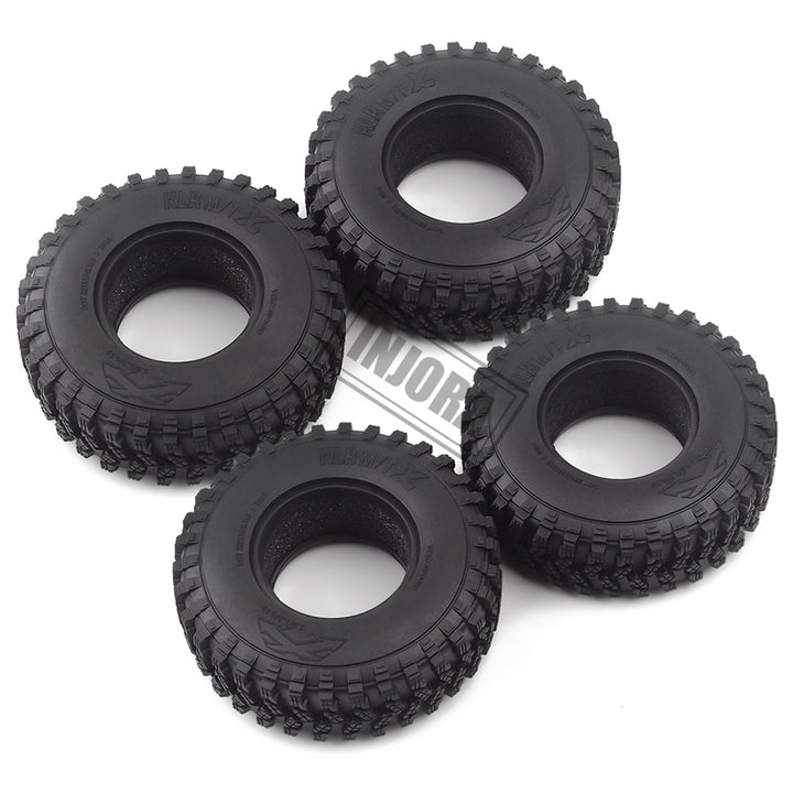 4PCS 1.9" 105*35mm Rubber Voodoo KLR Wheel Tires for 1/10 RC Crawler