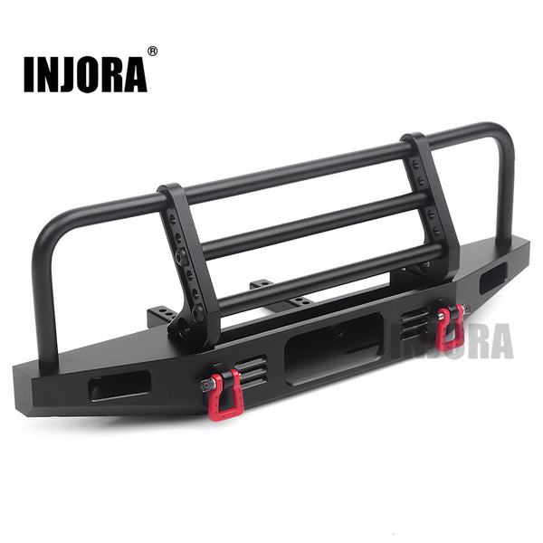 INJORA Adjustable Metal Front Bumper for TRX4 SCX10 & SCX10 II