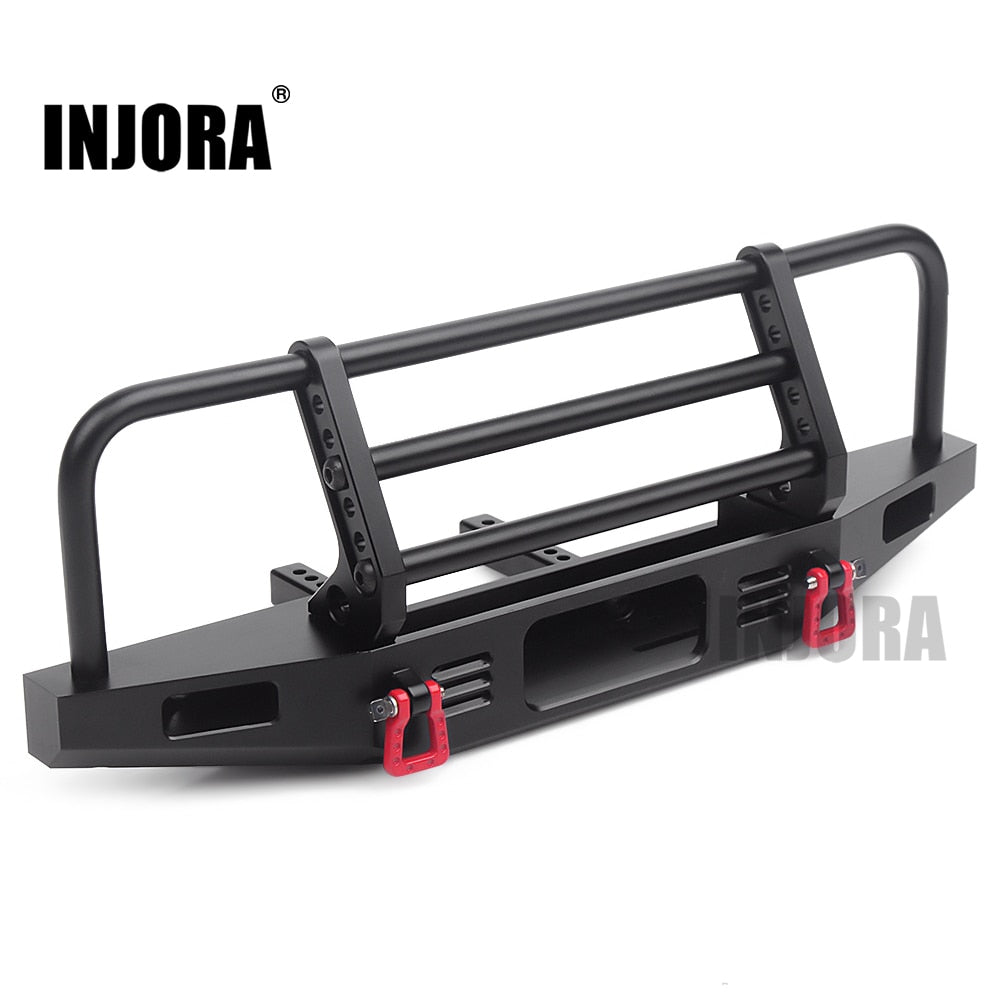 INJORA Adjustable Metal Front Bumper for TRX4 SCX10 & SCX10 II