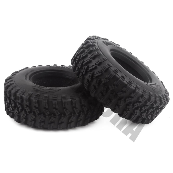 4PCS 1.9" 105*35mm Rubber Voodoo KLR Wheel Tires for 1/10 RC Crawler