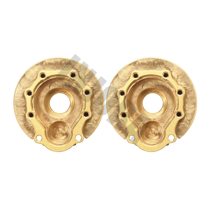 2PCS Brass Counterweight Balance Weight Portal Drive Housing for TRX-4 TRX-6