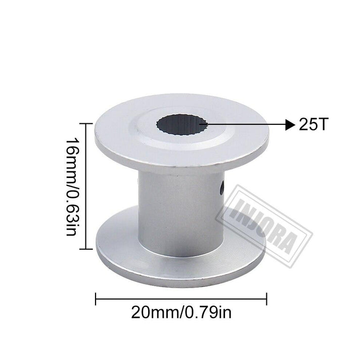25T Steering Gear Servo Winch Wheel Drum for 1/10 RC Crawler