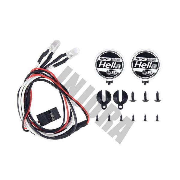 2/4PCS Round LED Light Covers for 1/10 RC Car