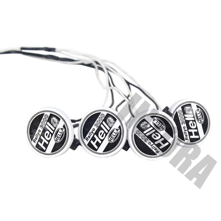 2/4PCS Round LED Light Covers for 1/10 RC Car