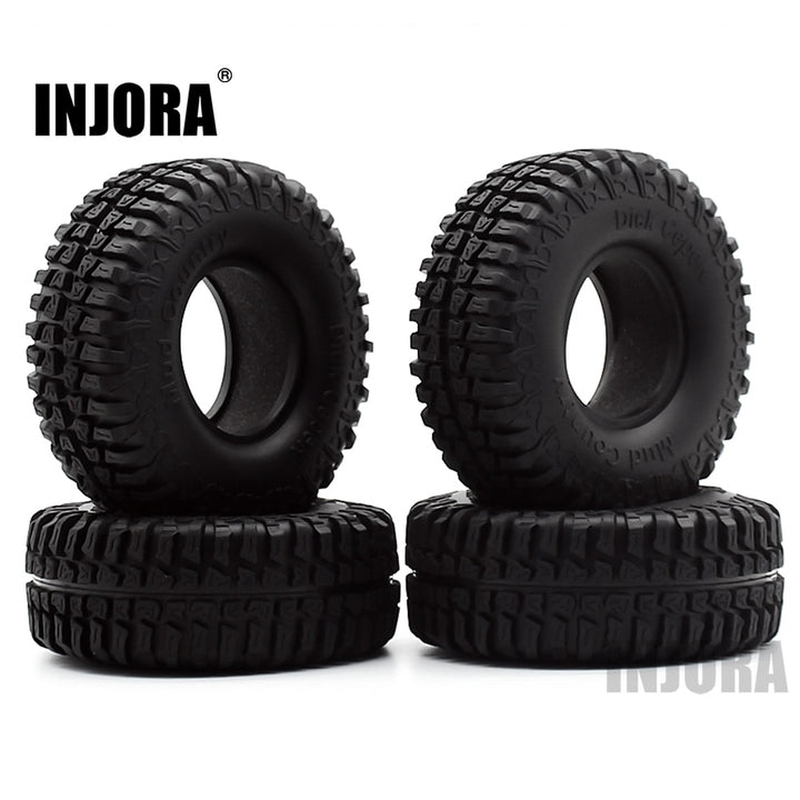 4PCS 1.9" 100*39mm Rubber Tyre / Wheel Tires for 1/10 RC Rock Crawler
