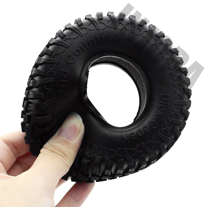 4PCS 1.9" 100*39mm Rubber Tyre / Wheel Tires for 1/10 RC Rock Crawler