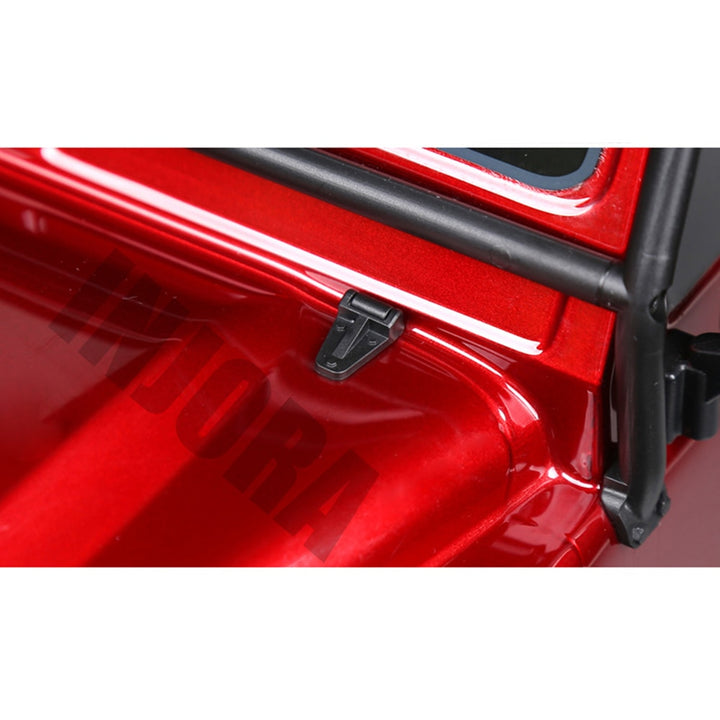 2PCS Black Plastic Engine Cover Hinge for Traxxas TRX-4