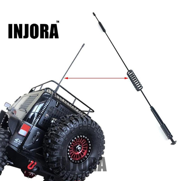 an Antenna installed behind a rc car