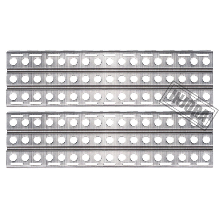 2pcs 144*40mm Metal Sand Ladder Recovery Boards for 1/10 RC Crawler