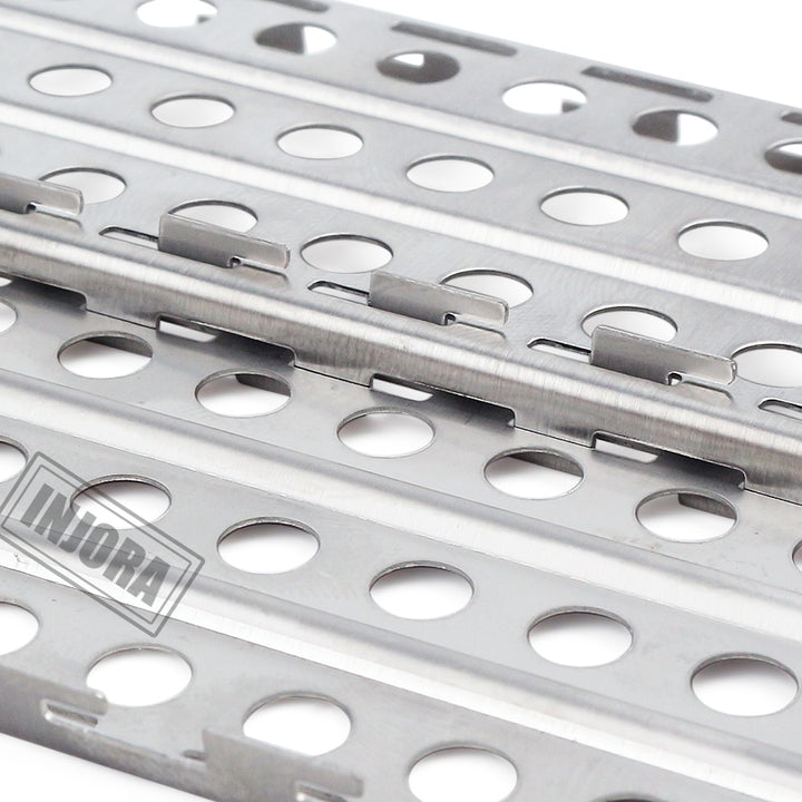 2pcs 144*40mm Metal Sand Ladder Recovery Boards for 1/10 RC Crawler