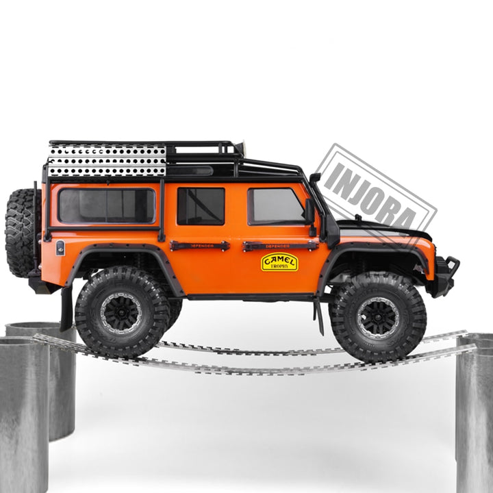 2pcs 144*40mm Metal Sand Ladder Recovery Boards for 1/10 RC Crawler